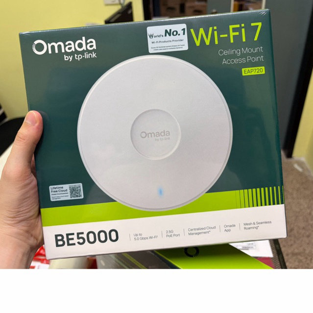 รีวิว TP-LINK EAP720 / EAP770 ฟรี Adapter Wi-Fi 7 BE5000 BE9300 Access Point 2.5G PoE Mesh EAP723