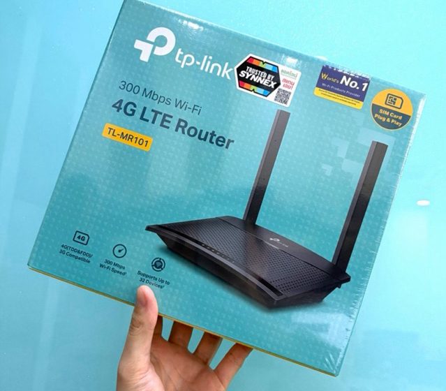 ภาพสินค้า TP-LINK MR100 / MR202 / MR402 4G ROUTER WIRELESS N300 เร้าเตอร์ใส่ซิม ใส่ได้ทุกซิม Outdoor ประกัน3ปี ร้าน 108OA Online Shop