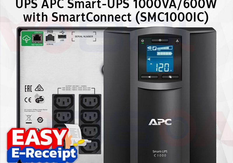 ภาพสินค้า APC SMC1000I-C / SMV1000I-MS 1000VA 600W 700W Smart Easy UPS LCD 230V เครื่องสำรองไฟ 3 ปี Onsite ร้าน 108OA Online Shop