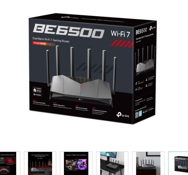 ภาพสินค้า TP-Link Archer GE400 / BE400 WiFi 7 Gaming Router BE6500 Dual-Band เราเตอร์สำหรับเล่นเกม ประกันศูนย์ ร้าน 108OA Online Shop