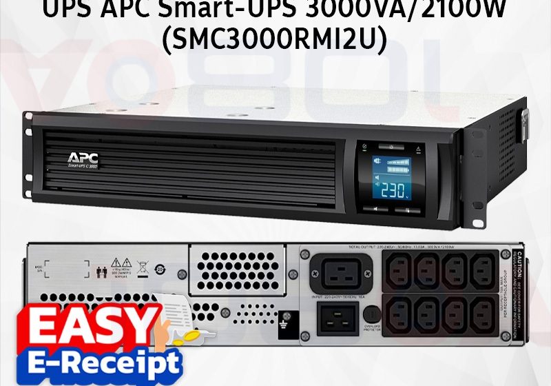 ภาพสินค้า APC SMC3000RMI2U Smart-UPS C 3000VA 2100WATT Rack mount LCD 230V not Network card ประกันศูนย์ 3 ปี ร้าน 108OA Online Shop