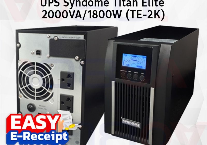 ภาพสินค้า UPS Syndome TE-2K 2000VA 1800Watt True Online ประกัน 2 ปี OnSite ทั่วประเทศ เครื่องสำรองไฟฟ้า ร้าน 108OA Online Shop
