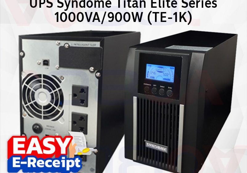ภาพสินค้า UPS SYNDOME TE-1K 1000VA 900Watt True Online ประกัน 2 ปี OnSite ทั่วประเทศ เครื่องสำรองไฟฟ้า ร้าน 108OA Online Shop