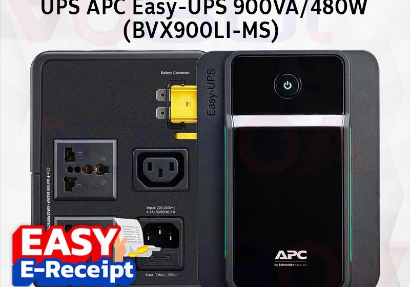 ภาพสินค้า APC BVG900I-MSN / BVG1600I-MSN EASY UPS 900VA/480W 1600VA/900W Tower ประกันศูนย์ไทย 2 ปี Onsite ร้าน 108OA Online Shop