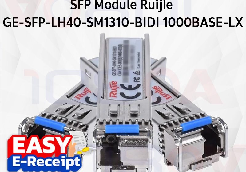 ภาพสินค้า Ruijie Reyee GE-SFP-LH40-SM1310-BIDI SFP BIDI 1G ระยะ 40KM | Single-Mode | ของแท้ ร้าน 108OA Online Shop