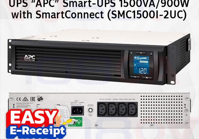 ภาพสินค้า APC SMC1500I-2UC Smart-UPS C 1500VA 900W LCD RM 2U 230V เครื่องสำรองไฟฟ้า ประกันศูนย์ 3 ปี ร้าน 108OA Online Shop