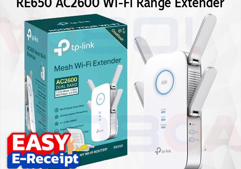 ภาพสินค้า TP-LINK RE650 AC2600 Wi-Fi Range Extender ช่วยขยายสัญญาณ WiFi 2.4G 5G ประกันศูนย์ไทย ร้าน 108OA Online Shop