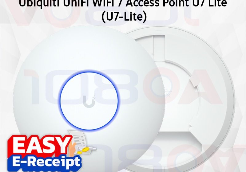 ภาพสินค้า ประกันศูนย์ไทย Ubiquiti UniFi U7-Lite WiFi7 2x2 Access Point 2.5GbE PoE ประกัน 3 ปี ร้าน 108OA Online Shop