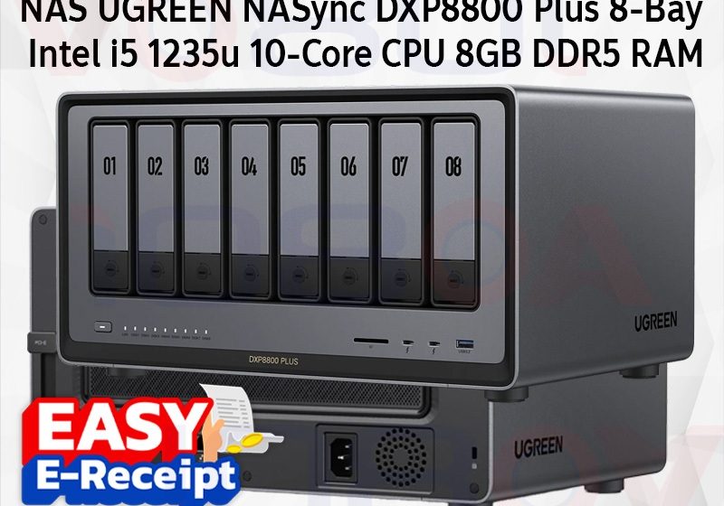 ภาพสินค้า UGREEN DXP4800PLUS / DXP8800PLUS NAS BAY ใส่ HDD ได้สูงสุด 256TB 10GbE x2 TB4 สำหรับงานตัดต่อ4K/8K ร้าน 108OA Online Shop