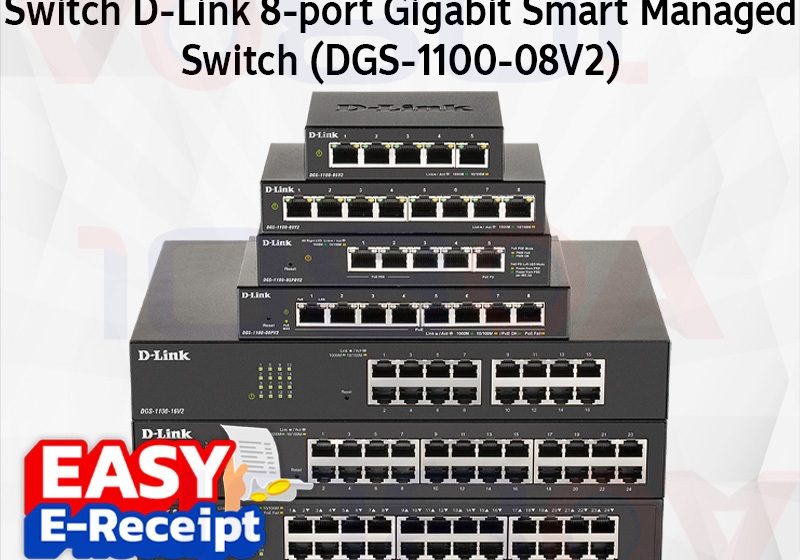 ภาพสินค้า D-Link DGS-1100-08V2 / DGS-1100-08PV2 8-Port Gigabit Smart Managed Switch PoE ประกันศูนย์ ร้าน 108OA Online Shop
