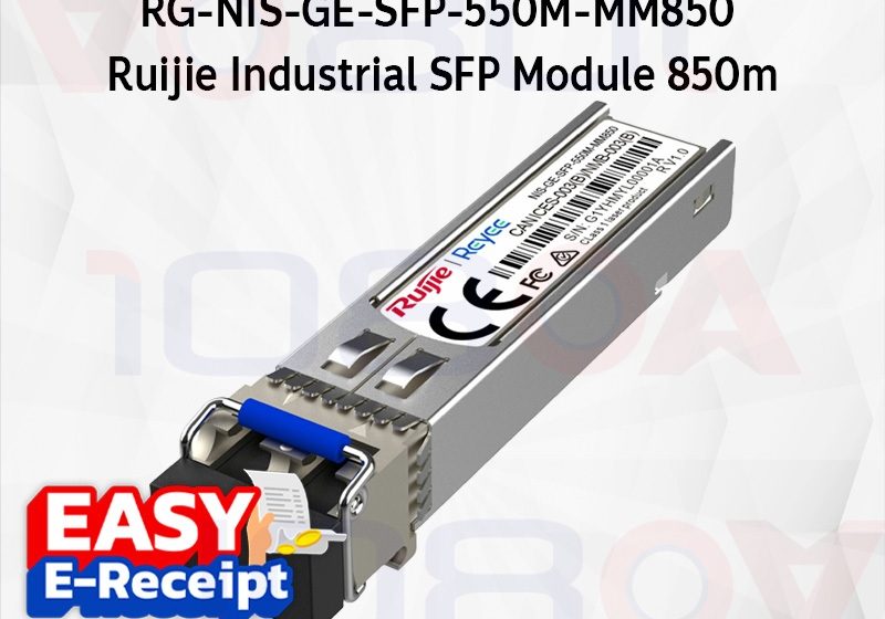 ภาพสินค้า Ruijie NIS-GE-SFP-550M-MM850 | SFP Module 1Gbps MMF 850nm ระยะ 550m ประกันศูนย์ ร้าน 108OA Online Shop