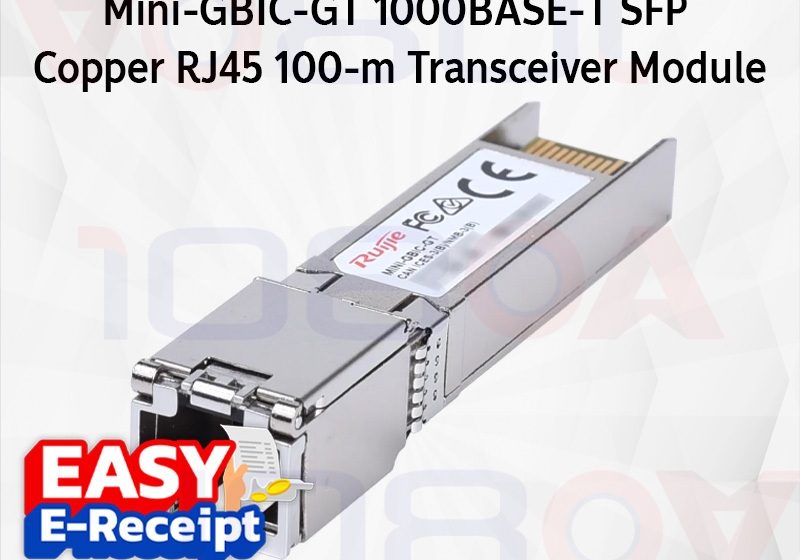 ภาพสินค้า Ruijie Reyee Mini-GBIC-GT SFP to RJ45 1Gbps SFP 1000Base-T ของแท้ ประกันศูนย์ไทย 3 ปี ร้าน 108OA Online Shop
