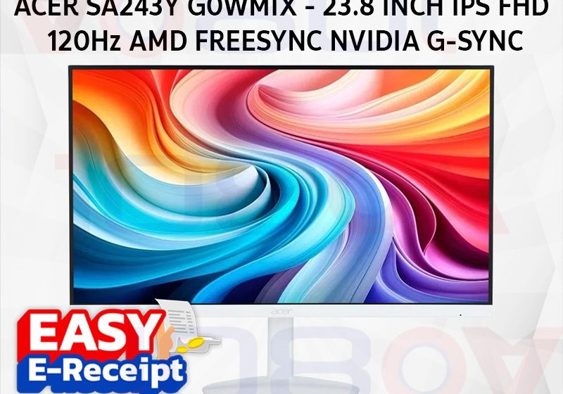 ภาพสินค้า Acer SA243Y P1wmix UM.QS3ST.101 จอ 23.8" IPS 120Hz Full HD สวยคม ลื่นตา รับประกันศูนย์ 3 ปี ร้าน 108OA Online Shop