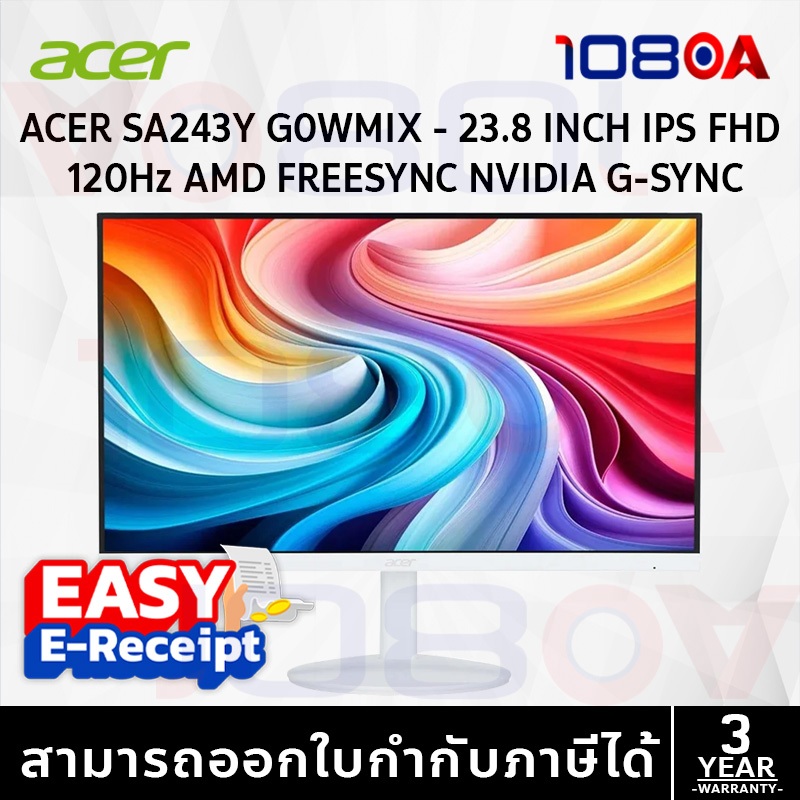 รีวิว Acer SA243Y P1wmix UM.QS3ST.101 จอ 23.8