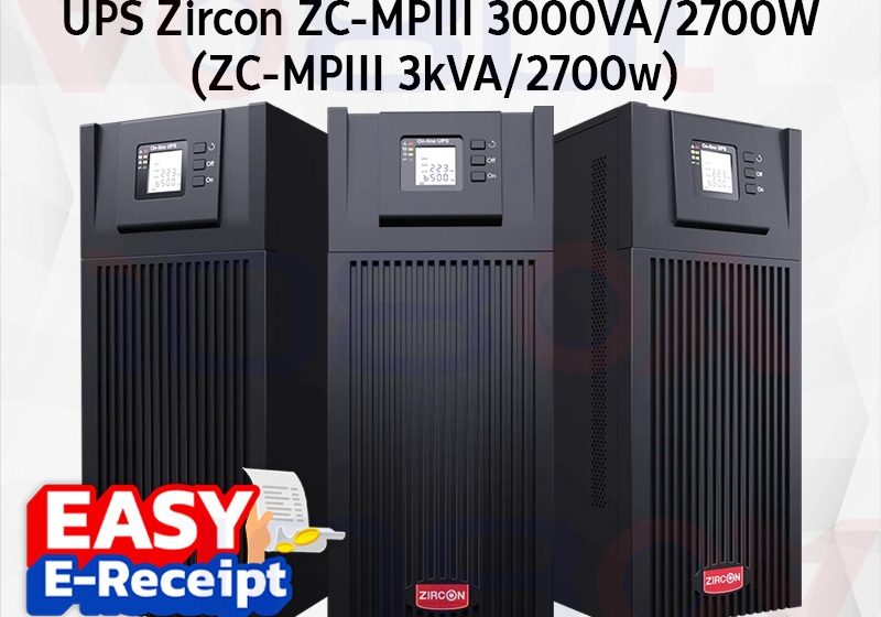 ภาพสินค้า Zircon ZC-MP 6000VA/5400W UPS เครื่องสำรองไฟฟ้า True Online คุณภาพสูง ประกันศูนย์ไทย ร้าน 108OA Online Shop