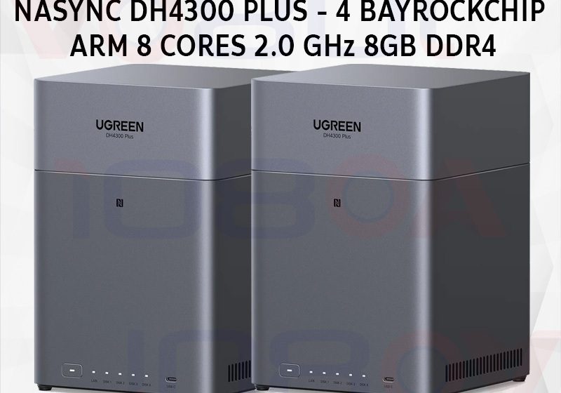 ภาพสินค้า UGREEN DH2300 / DH4300PLUS NAS กล่องเก็บข้อมูล Bay RAM 1GbE 2.5GbE 4K HDMI Remote Access AI Photo ร้าน 108OA Online Shop