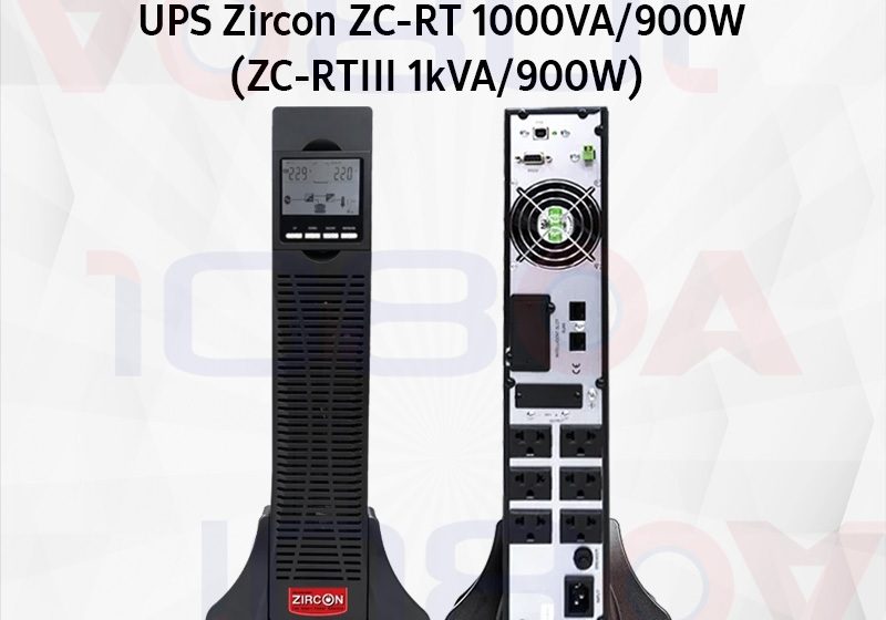 ภาพสินค้า Zircon ZC-RTIII 1000VA/900W True Online UPS สำรองไฟแรง เสถียรสุด ประกันศูนย์ 2 ปี ร้าน 108OA Online Shop