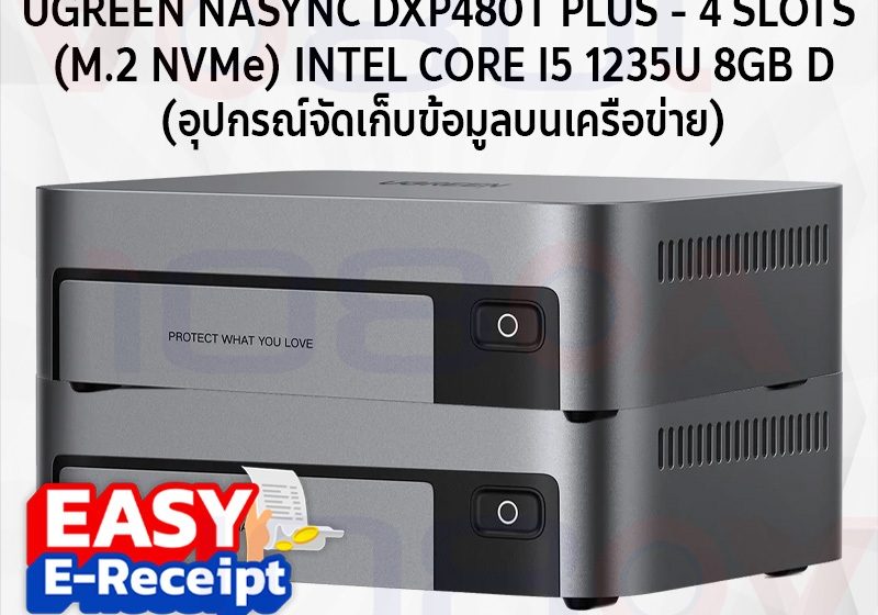 ภาพสินค้า UGREEN DXP480TPLUS NAS 4x M.2 NVMe แรงสุด 10GbE + TB4 | All-Flash Storage สำหรับงานโปร ร้าน 108OA Online Shop