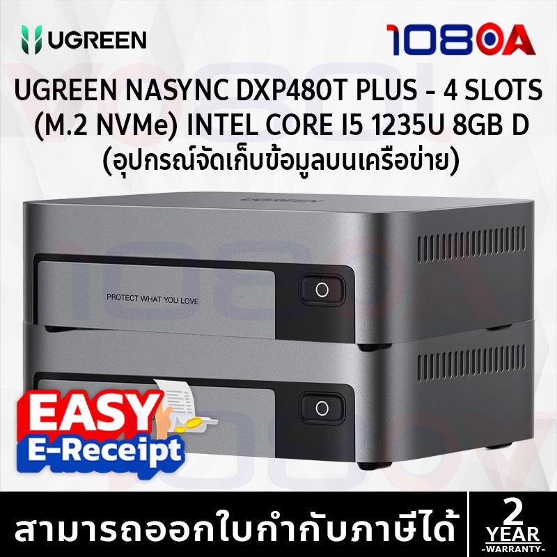 รีวิว UGREEN DXP480TPLUS NAS 4x M.2 NVMe แรงสุด 10GbE + TB4 | All-Flash Storage สำหรับงานโปร