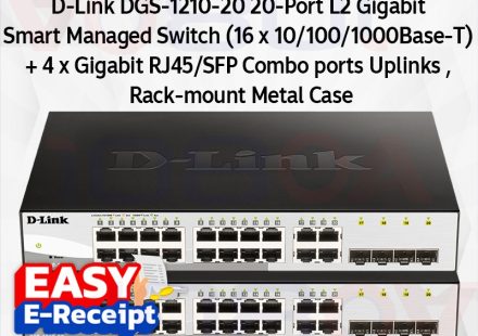 ภาพสินค้า D-Link DGS-1210-20 | Smart Managed Switch 20-Port Gigabit + SFP | ของแท้ ประกันศูนย์ ร้าน 108OA Online Shop