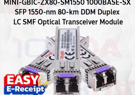 ภาพสินค้า Ruijie Reyee MINI-GBIC-ZX80-SM1550 SFP 1G SM 1550nm 80KM ประกันศูนย์ 3 ปี By 108OA ร้าน 108OA Online Shop