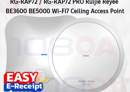 ภาพสินค้า Ruijie Reyee RG-RAP72 PRO WALL BE3600 Wi-Fi 7 Ceiling Access Point ตัวกระจายสัญญาณ ประกันศูนย์ไทย ร้าน 108OA Online Shop