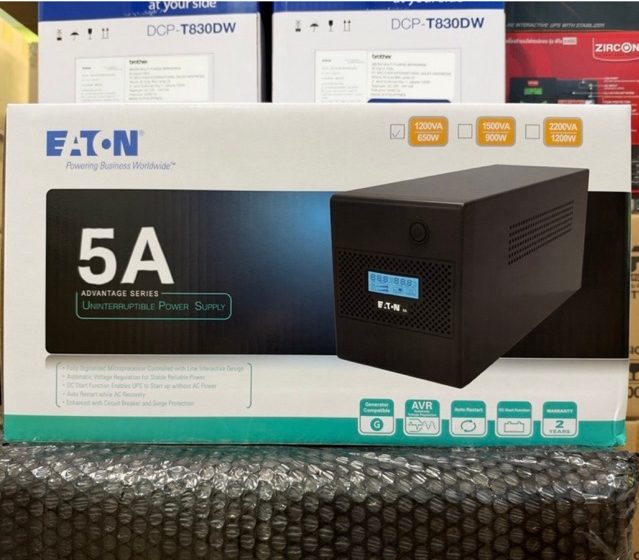 ภาพสินค้า Eaton 5A P-5A1200I (1200VA/650W) ใหม่ LED LCD 4 Universal UPS เครื่องสำรองไฟ ประกัน 2 ปี ร้าน 108OA Online Shop