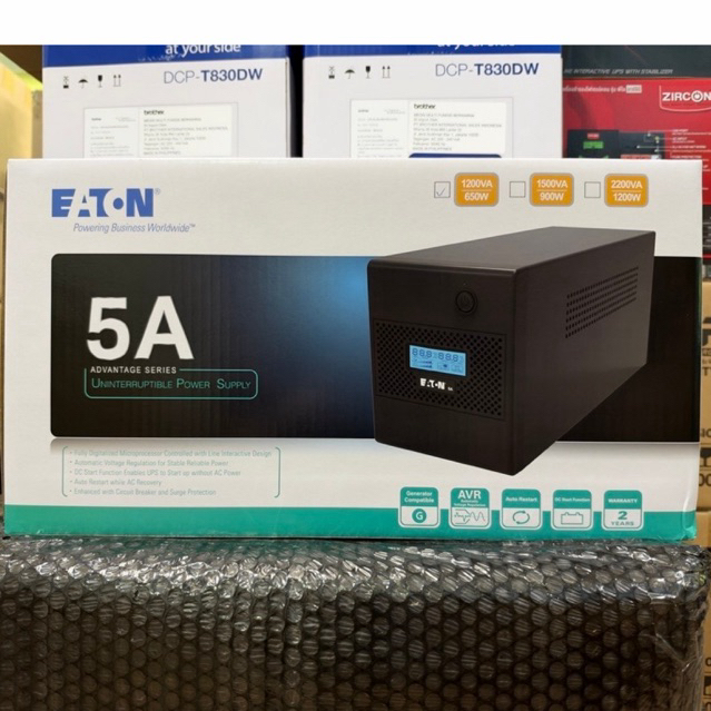 รีวิว Eaton 5A P-5A1200I (1200VA/650W) ใหม่ LED LCD 4 Universal UPS เครื่องสำรองไฟ ประกัน 2 ปี