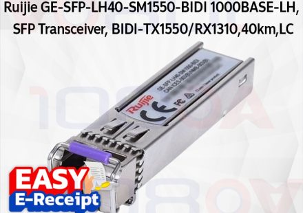 ภาพสินค้า Ruijie Reyee GE-SFP-LH40-SM1550-BIDI | SFP BiDi 1G SM 40KM ของแท้ ประกันศูนย์ 3 ปี By 108OA ร้าน 108OA Online Shop