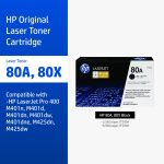 ภาพสินค้า HP 80A/ 80X Black Original LaserJet Toner Cartridge | ตลับหมึกเลเซอร์สีดำ HP แท้