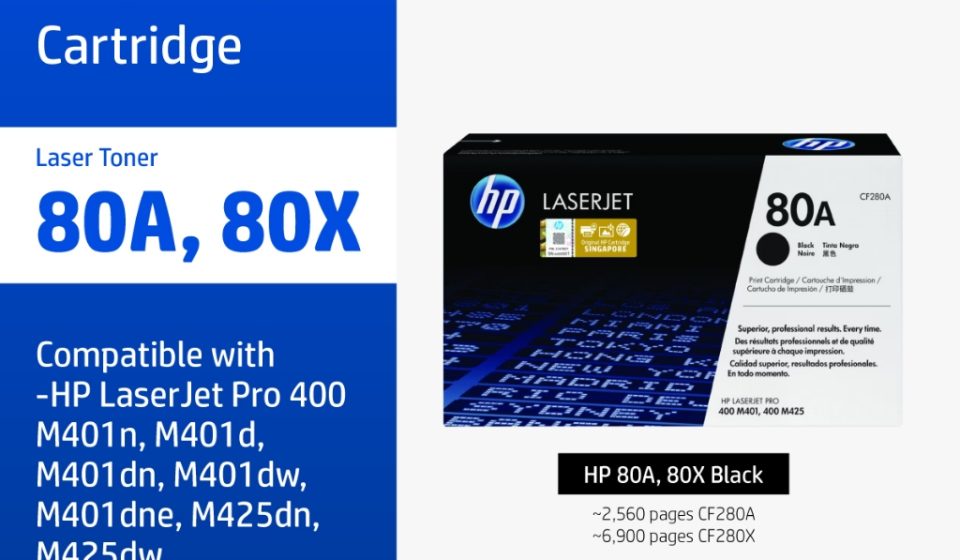 ภาพสินค้า HP 80A/ 80X Black Original LaserJet Toner Cartridge | ตลับหมึกเลเซอร์สีดำ HP แท้
