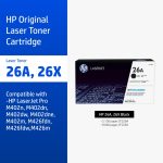 ภาพสินค้า HP 26A / 26X Original LaserJet Toner Cartridge | ตลับหมึกเลเซอร์สีดำ HP แท้