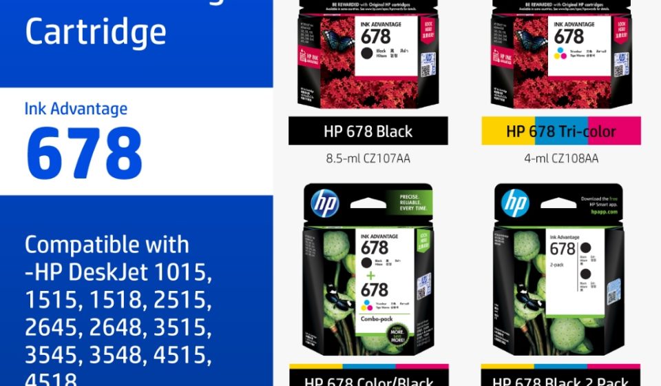 ภาพสินค้า ตลับหมึก HP 678 Black/ Tri-color Original Ink Advantage Cartridge HP แท้