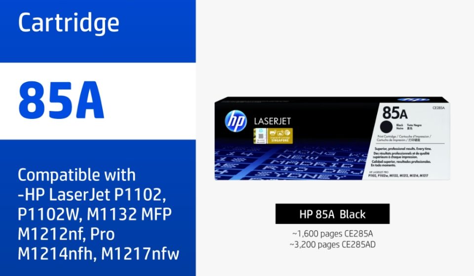 ภาพสินค้า ตลับหมึกHP 85A | หมึกปริ้นเตอร์เลเซอร์ สีดำ Original LaserJet Toner Cartridge HP แท้