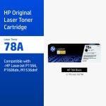 ภาพสินค้า ตลับหมึกHP 78A | หมึกปริ้นเตอร์เลเซอร์ สีดำ Original LaserJet Toner Cartridge HP แท้