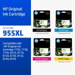 ภาพสินค้า ตลับหมึกHP 955XL Black/Tri-Color ( สีดำ / สี ) Original Ink Advantage Cartridge HP แท้