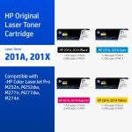 ภาพสินค้า HP 201A / 201X Original LaserJet Toner Cartridge | ตลับหมึกเลเซอร์ สี / สีดำ HP แท้