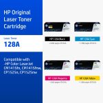 ภาพสินค้า ตลับหมึกHP 128A | หมึกปริ้นเตอร์เลเซอร์ สี / สีดำ Original LaserJet Toner Cartridge HP แท้