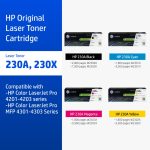 ภาพสินค้า HP 230A / 230X Original LaserJet Toner Cartridge | ตลับหมึกเลเซอร์ สี / สีดำ HP แท้