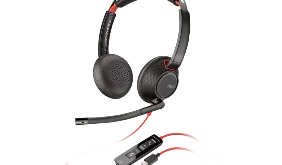 ภาพสินค้า Poly Blackwire 5220 Stereo USB-C Headset +3.5mm Plug +USB-C/A Adapter HP แท้