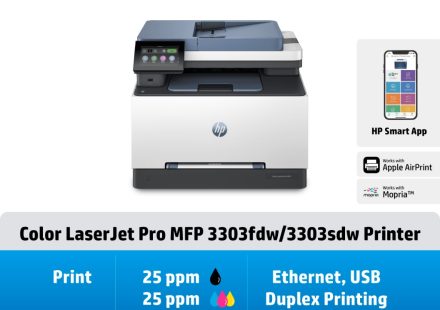 ภาพสินค้า HP Color LaserJet Pro MFP 3303fdw / 3303sdw / 3303fdn Printer HP แท้