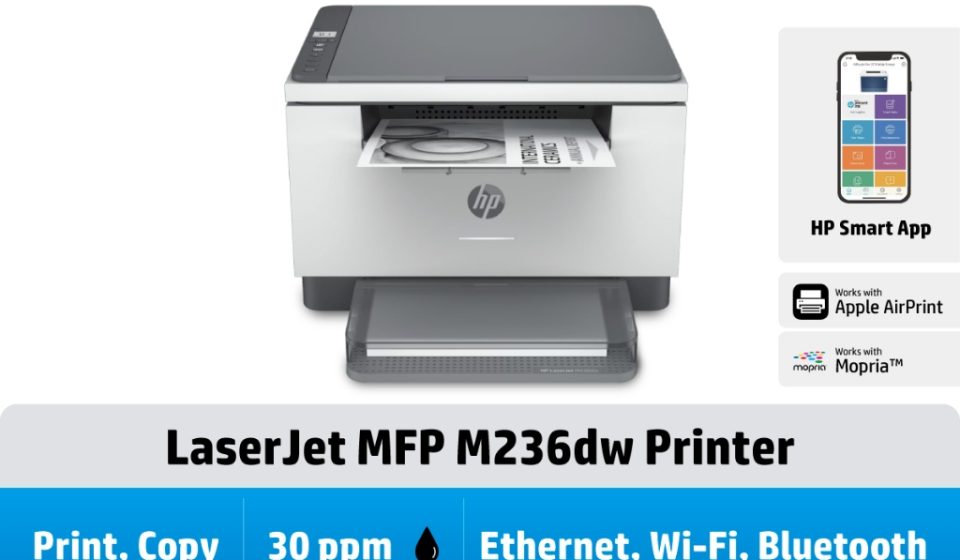 ภาพสินค้า HP Printers LaserJet MFP M236dw (Only Black) เครื่องพิมพ์เลเซอร์เฉพาะหมึกสีดำ HP แท้