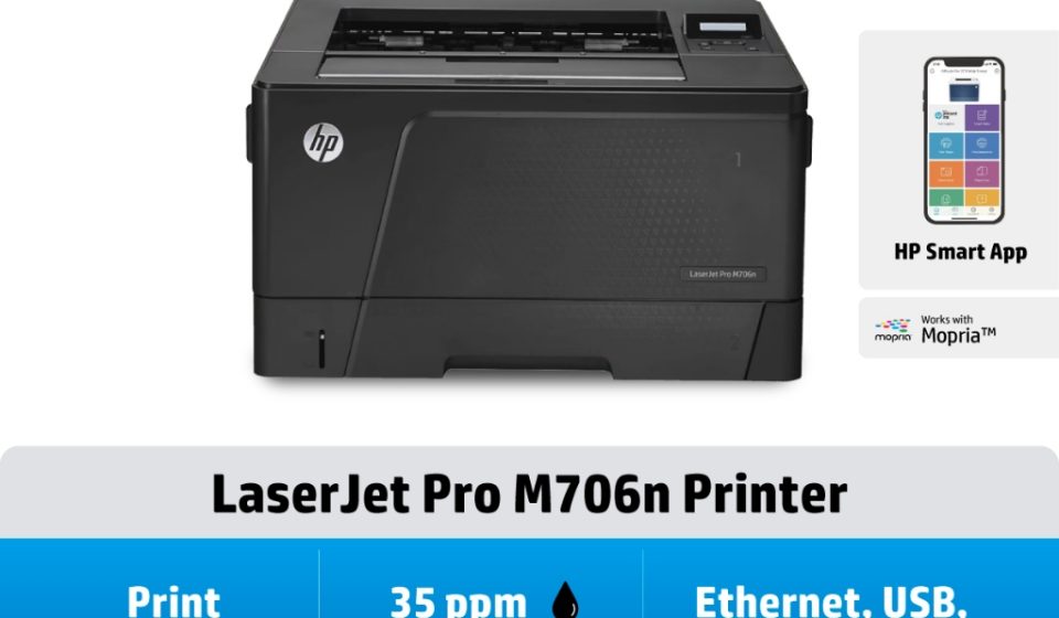 ภาพสินค้า HP LaserJet Pro M706n Printer HP แท้