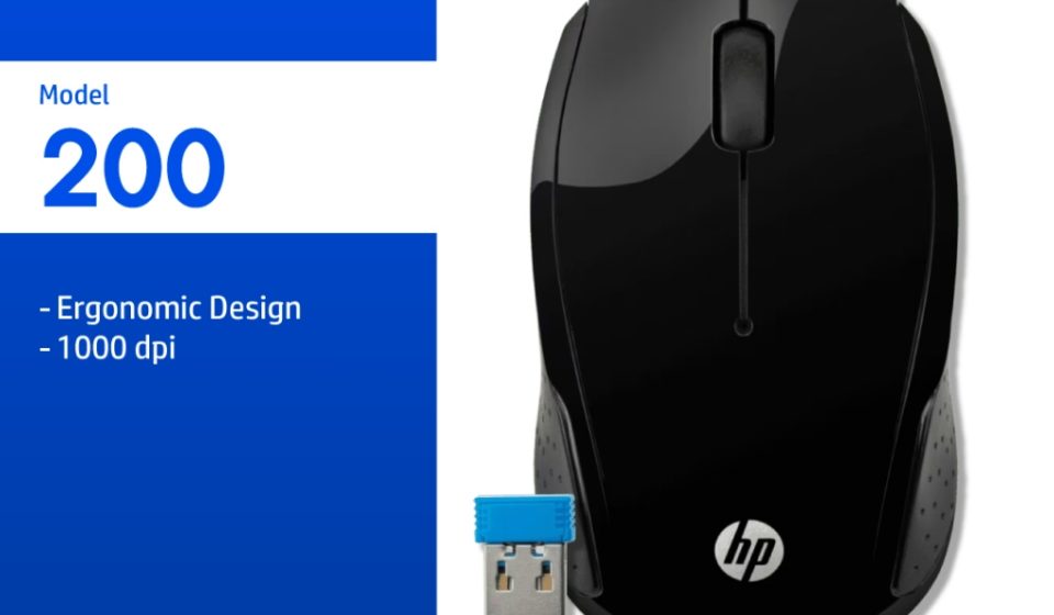 ภาพสินค้า HP 200 Wireless Mouse | เมาส์ไร้สาย 1,000 DPI บางเฉียบ ประหยัดแบต HP แท้