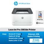 ภาพสินค้า HP Printers LaserJet Pro 3003dn / 3003dw (Only Black) เครื่องพิมพ์เลเซอร์เฉพาะหมึกสีดำ HP แท้