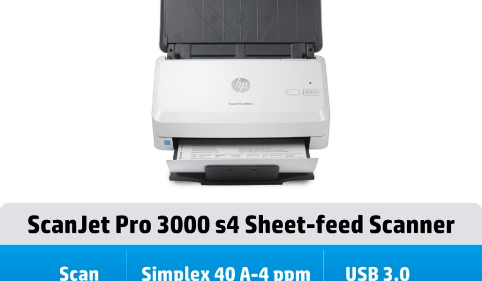 ภาพสินค้า HP ScanJet Pro 2000 s2/Pro 3000 s4 Sheet-feed Scanner เครื่องสแกนเนอร์ HP แท้