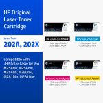ภาพสินค้า HP 202A / 202X Original LaserJet Toner Cartridge | ตลับหมึกเลเซอร์ สี / สีดำ HP แท้