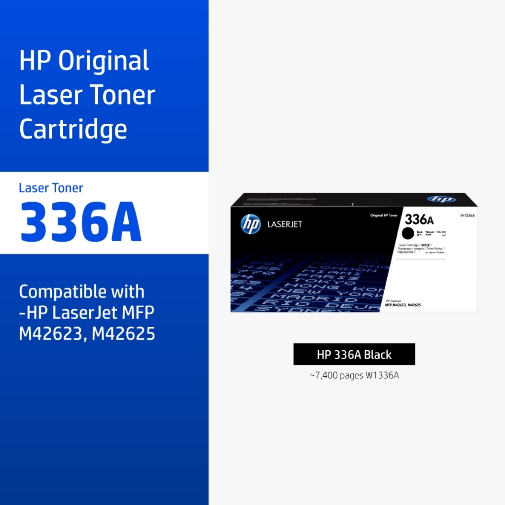 ตลับหมึก HP 336A / 336X | หมึกปริ้นเตอร์เลเซอร์ สีดำ Original LaserJet Toner Cartridge HP Flagship Store