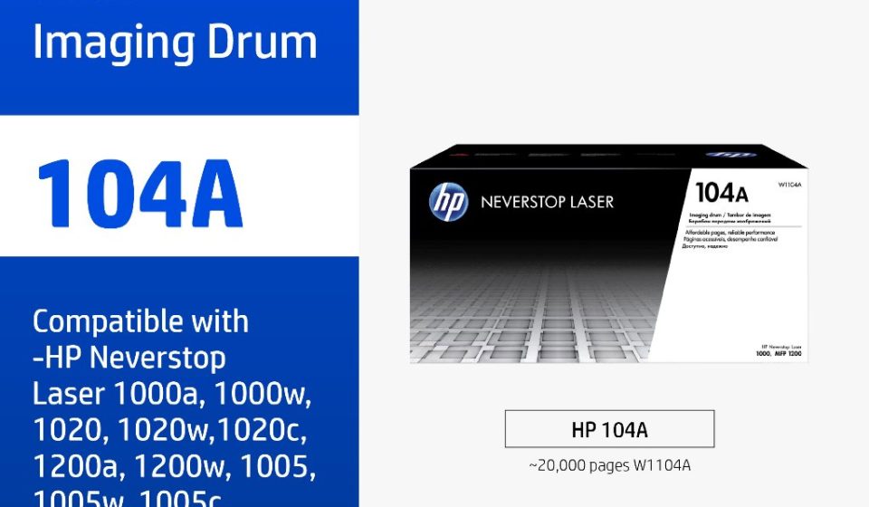 ภาพสินค้า ตลับหมึกHP 104A | หมึกปริ้นเตอร์เลเซอร์ Original LaserJet Imaging Drum HP แท้