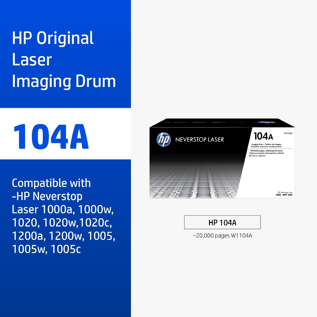 ตลับหมึกHP 104A | หมึกปริ้นเตอร์เลเซอร์ Original LaserJet Imaging Drum HP Flagship Store